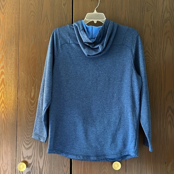 Under Armour men’s navy hooded lightweight sweatshirt. Size Large. - Picture 8 of 9